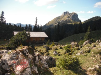 Berghütte beim Aggenstein